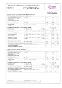 FD300R12KS4HOSA1數據表 頁面 2