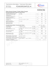 FD400R33KF2CKNOSA1 Datenblatt Seite 2