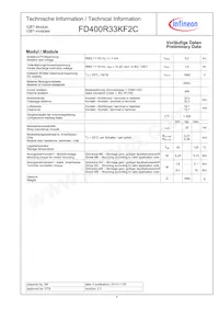 FD400R33KF2CNOSA1 Datasheet Page 4