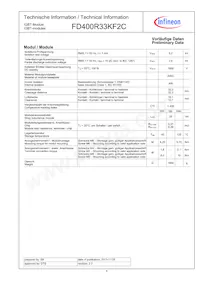 FD400R33KF2CNOSA1 Datasheet Pagina 4