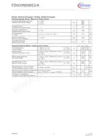 FD500R65KE3KNOSA1 Datasheet Page 3