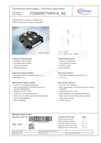 FD800R17HP4KB2BOSA2 Datasheet Cover