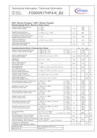 FD800R17HP4KB2BOSA2 Datenblatt Seite 2