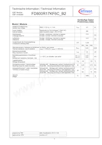 FD800R17KF6CB2NOSA1 Datenblatt Seite 4