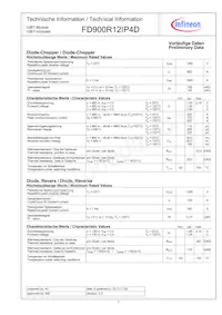 FD900R12IP4DBOSA1 Datasheet Page 3
