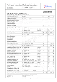 FF100R12RT4HOSA1 Datasheet Page 2
