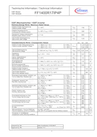 FF1400R17IP4PBOSA1 Datasheet Page 2