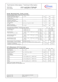 FF1400R17IP4PBOSA1 Datasheet Pagina 3