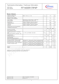 FF1400R17IP4PBOSA1 Datasheet Pagina 4