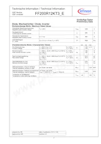 FF200R12KT3EHOSA1 Datasheet Page 2