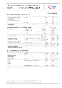 FF225R17ME4B11BOSA1 Datasheet Page 3