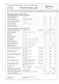 FF400R12KE3B2HOSA1 Datasheet Cover