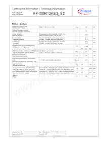 FF400R12KE3B2HOSA1 Datasheet Page 3