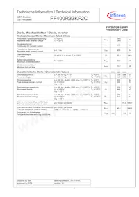 FF400R33KF2CNOSA1 Datenblatt Seite 2