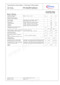 FF450R12KE4HOSA1 Datasheet Page 3