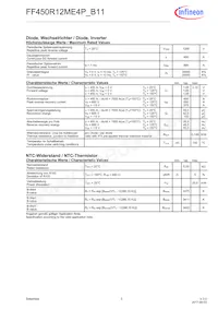 FF450R12ME4PB11BOSA1 Datasheet Page 3