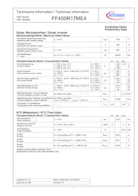 FF450R17ME4BOSA1 Datasheet Page 3