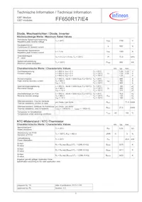 FF650R17IE4BOSA1 Datasheet Pagina 3