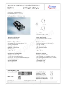 FF650R17IE4VBOSA1 Datenblatt Cover