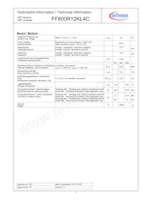 FF800R12KL4CNOSA1 Datasheet Page 3