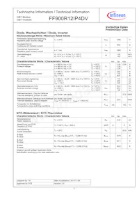 FF900R12IP4DVBOSA1 데이터 시트 페이지 3