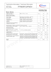 FF900R12IP4DVBOSA1 Datasheet Pagina 4