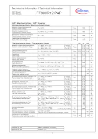 FF900R12IP4PBOSA1 Datasheet Page 2