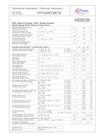 FP100R12KT4BOSA1 Datasheet Page 3