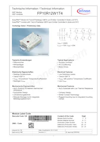 FP10R12W1T4BOMA1 Datasheet Cover