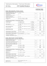 FP150R07N3E4BOSA1 Datasheet Page 3