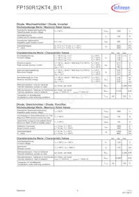 FP150R12KT4B11BPSA1 Datasheet Page 3