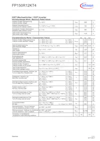 FP150R12KT4BPSA1 Datasheet Page 2