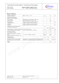 FP15R12KE3GBOSA1 Datasheet Page 5