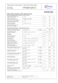 FP25R12KT3BOSA1 Datasheet Page 3