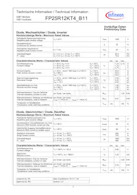 FP25R12KT4B11BOSA1 Datasheet Page 3