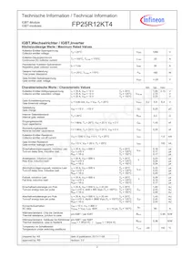 FP25R12KT4BOSA1 Datasheet Page 2