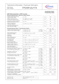 FP25R12U1T4BPSA1 Datasheet Page 2