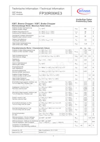 FP30R06KE3BOSA1 Datasheet Page 3