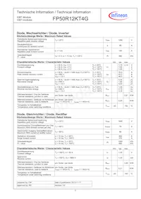 FP50R12KT4GBOSA1 Datasheet Pagina 3