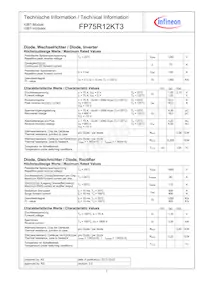 FP75R12KT3BOSA1 Datasheet Page 2