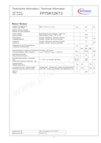 FP75R12KT3BOSA1 Datasheet Page 5