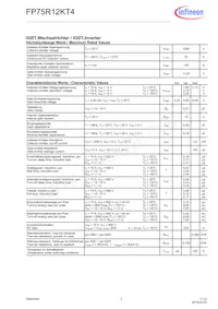 FP75R12KT4BOSA1數據表 頁面 2
