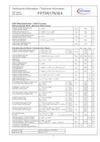 FP75R17N3E4BPSA1 Datasheet Page 2