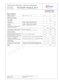 FS100R17N3E4B11BOSA1 Datasheet Page 4