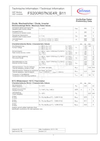 FS200R07N3E4RB11BOSA1 데이터 시트 페이지 3