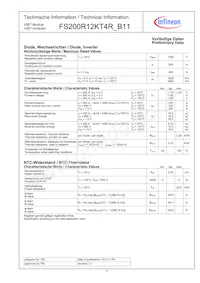 FS200R12KT4RB11BOSA1 Datasheet Page 3