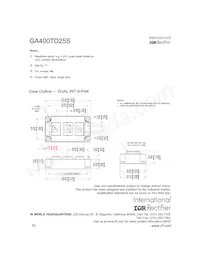 GA400TD25S Datasheet Page 10
