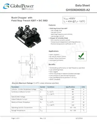GHIS040A060S-A2 Datasheet Cover