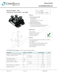 GHIS060A120S-A1 Datasheet Cover