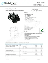GHIS080A120S-A2 Datasheet Cover